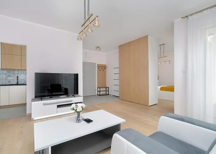 Apartment With Balcony And Free Parking In By Renters Poznan